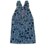 Disney Mickey Mouse Goofy Donald Duck Infant Baby Boys Denim Short Overalls Shortall 12 Months